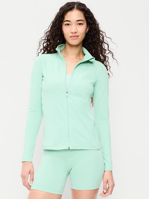 Image number 1 showing, StudioSmooth Full-Zip Jacket