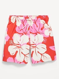 Image number 1 showing, Printed Swim Trunks for Toddler Boys
