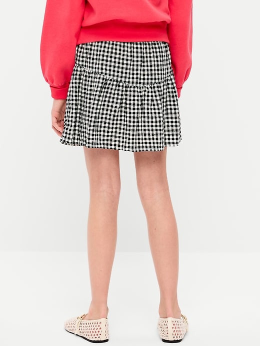 Image number 2 showing, Linen-Blend Buttoned Skirt for Girls