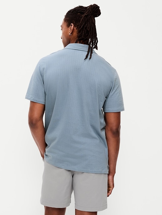Image number 2 showing, Short-Sleeve Textured Camp Shirt