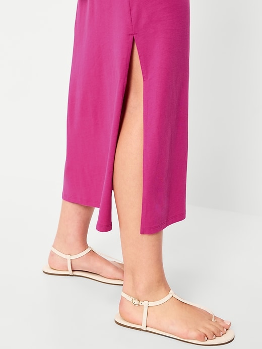 Image number 6 showing, Vintage Crew-Neck Maxi Dress