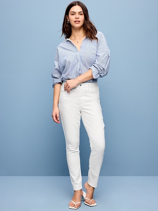 Image number 6 showing, High-Waisted Wow Super-Skinny Jeans