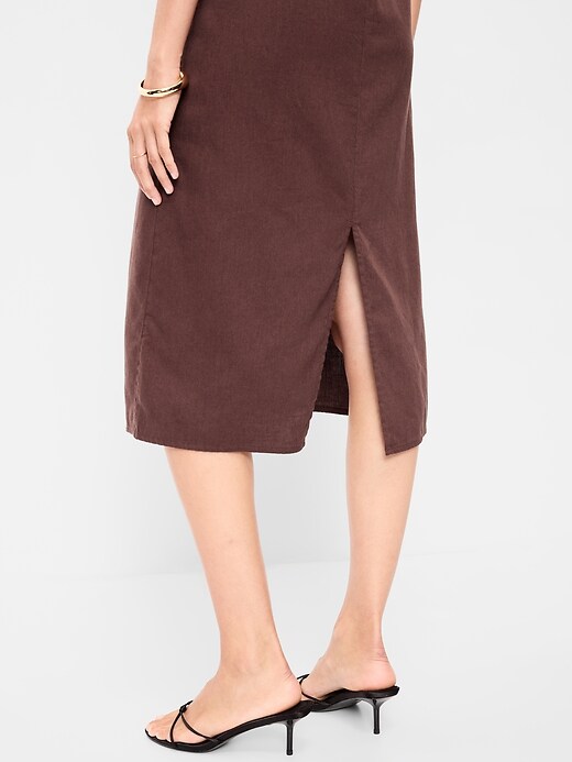 Image number 3 showing, Short-Sleeve Scoop-Neck Midi Dress