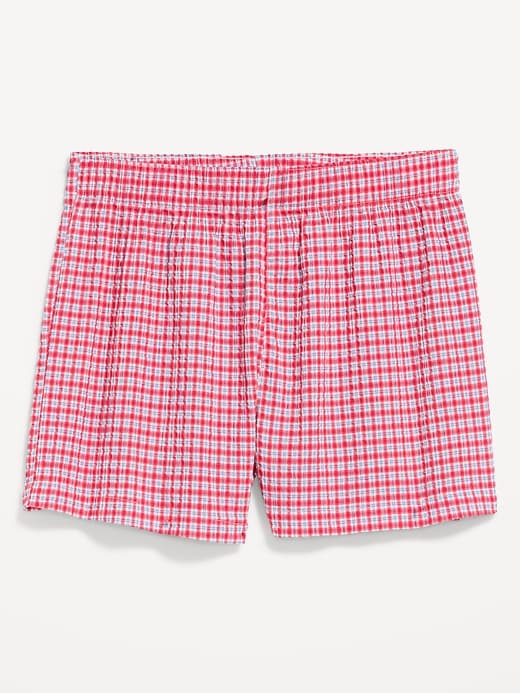 Image number 4 showing, Seersucker Boxer Pajama Shorts