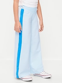 Image number 1 showing, High-Waisted PowerChill Crossover Wide-Leg Pants for Girls