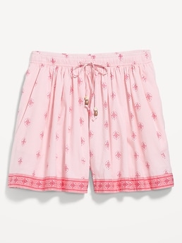 High-Waisted Drapey Skirt Short - image 3