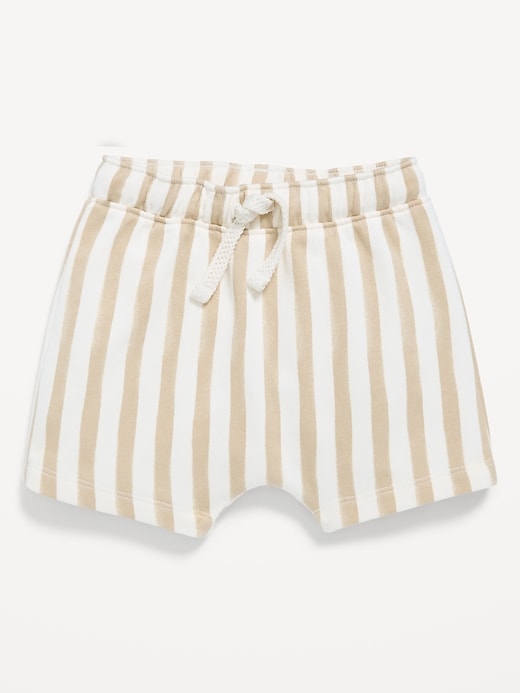 Image number 1 showing, French Terry Striped Unisex Shorts for Baby