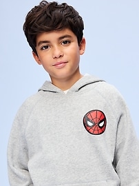 Image number 1 showing, Old Navy x Marvel Spider-Man Oversized Pullover Hoodie for Boys
