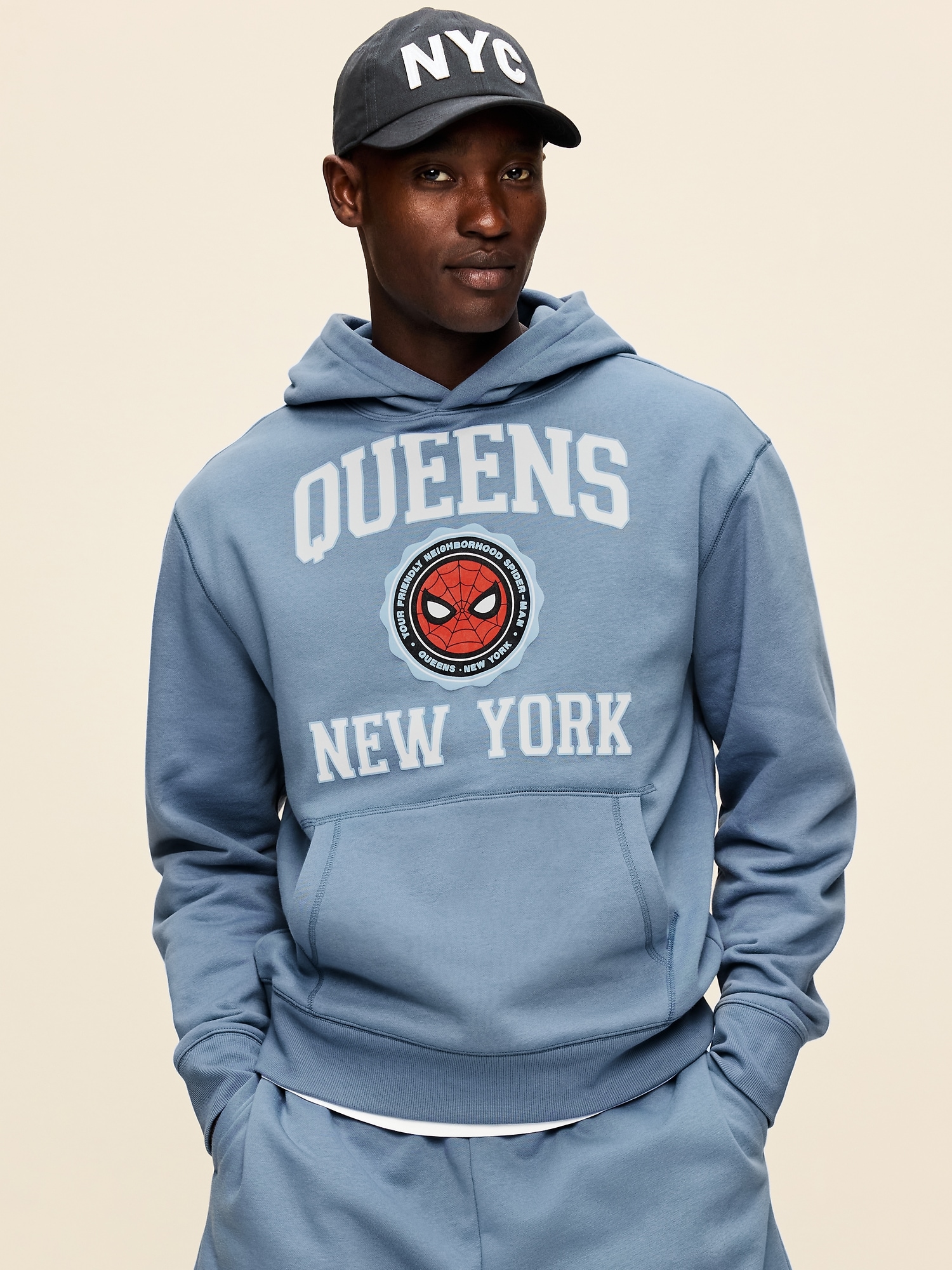 Old Navy x Marvel Spider-Man Popover Hoodie for Men