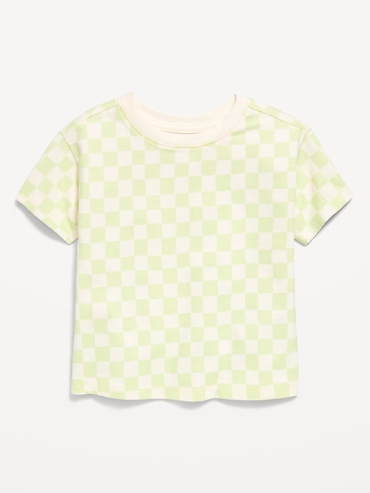 Image number 1 showing, Printed Short-Sleeve T-Shirt for Toddler Girls