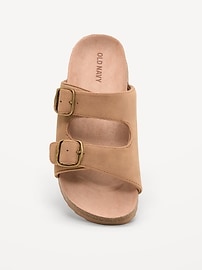 Image number 2 showing, Faux-Suede Double-Strap Slide Sandals for Boys