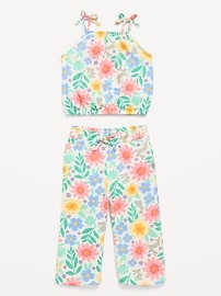 Image number 2 showing, Cami Top and Wide-Leg Pants Set for Toddler Girls