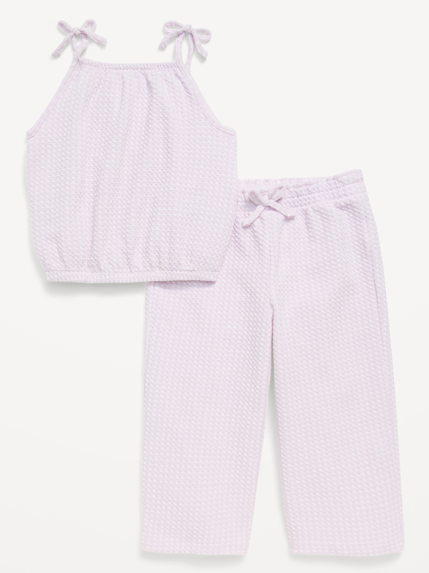 Cami Top and Wide-Leg Pants Set for Toddler Girls