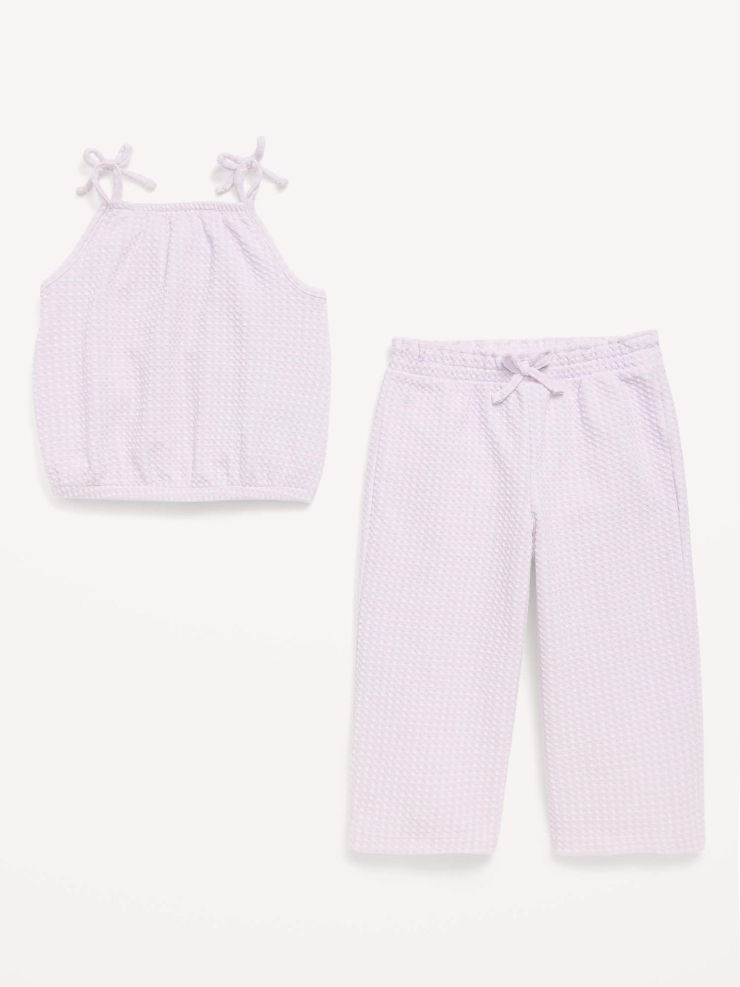 Cami Top and Wide-Leg Pants Set for Toddler Girls