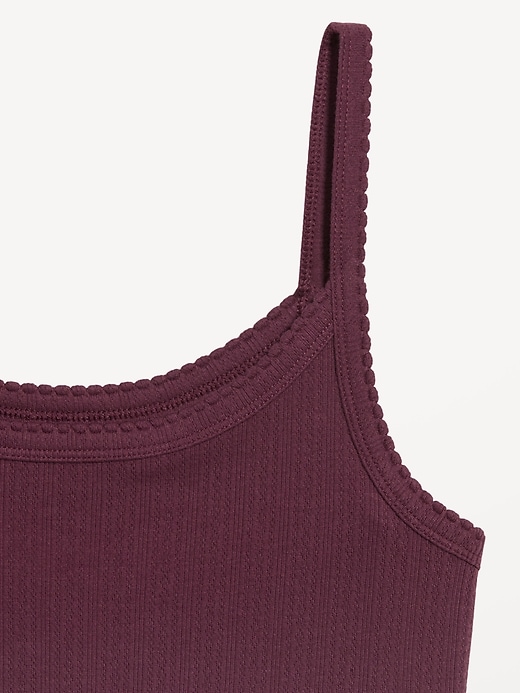 Image number 4 showing, Pointelle Cami Tank Top
