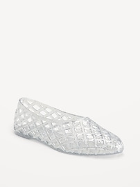 Image number 1 showing, Jelly Ballet Flats for Girls