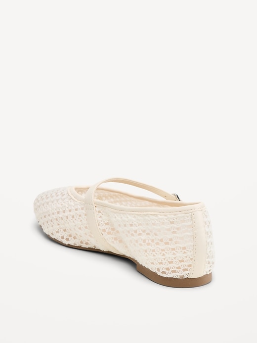 Image number 4 showing, Mesh Ballet Flats for Girls