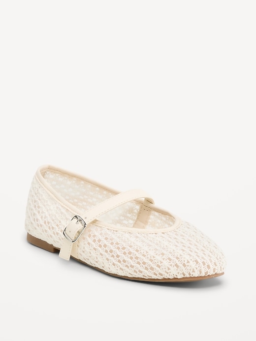 Image number 1 showing, Mesh Ballet Flats for Girls