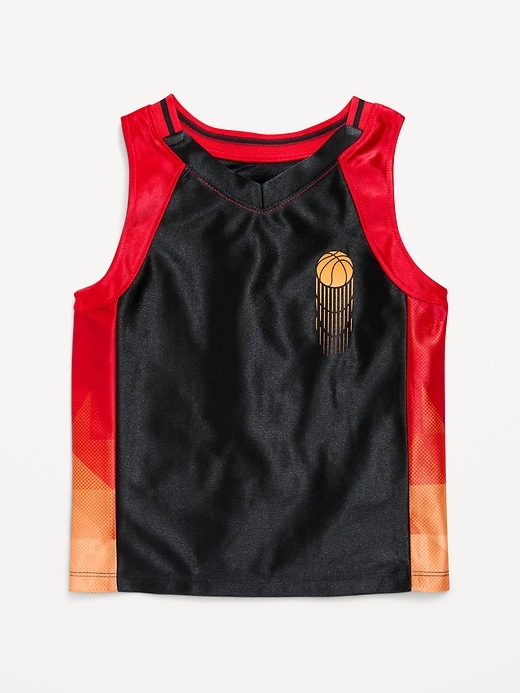 Image number 2 showing, Oversized Graphic Basketball Tank Top for Toddler Boys