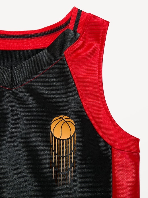 Image number 4 showing, Oversized Graphic Basketball Tank Top for Toddler Boys