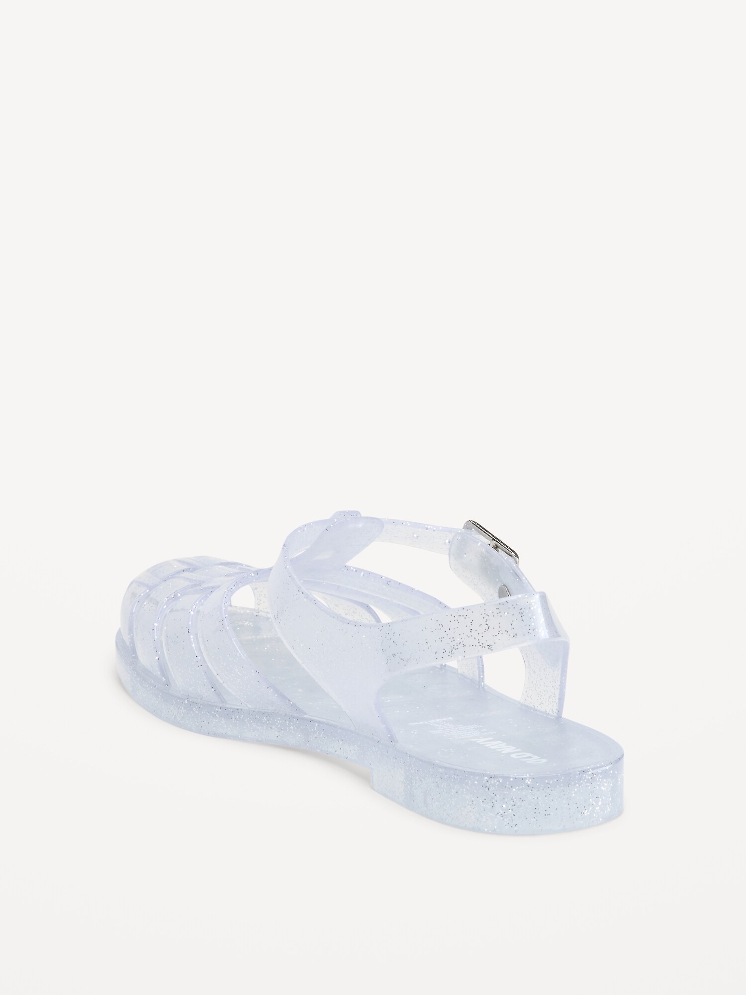 Сандалии Old Navy Jelly Fisherman Sandals для девочек, цвет: Прозрачный — фото 4