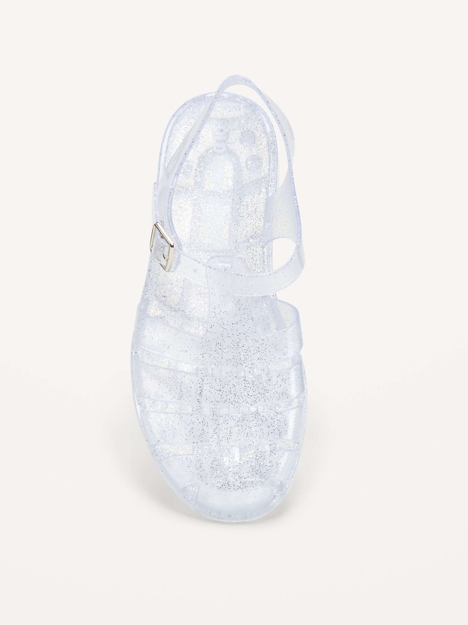 Сандалии Old Navy Jelly Fisherman Sandals для девочек, цвет: Прозрачный — фото 2