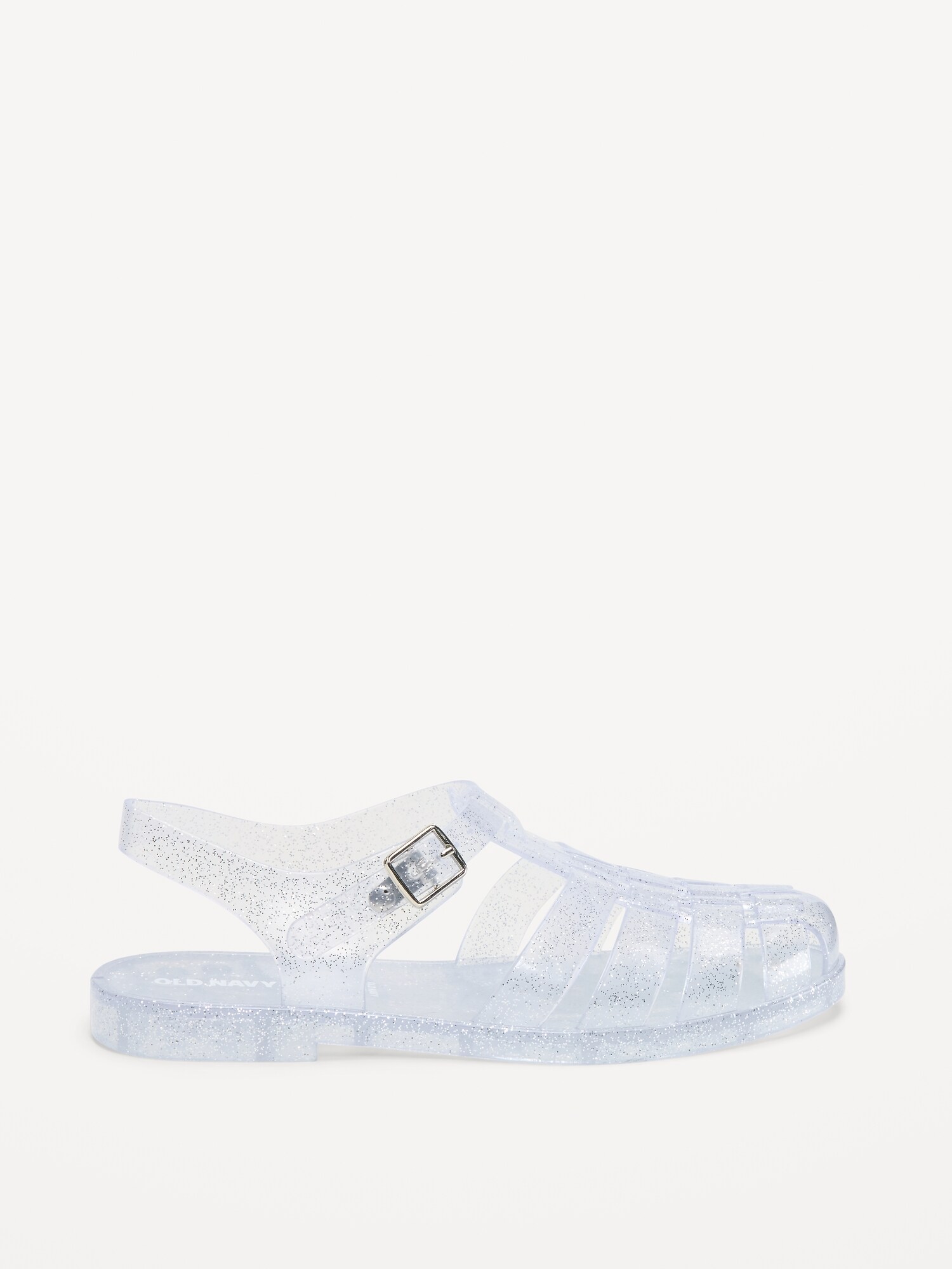 Сандалии Old Navy Jelly Fisherman Sandals для девочек, цвет: Прозрачный — фото 3