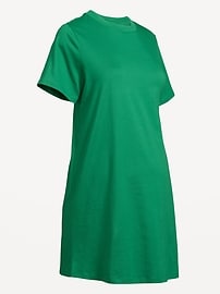 Image number 2 showing, Maternity Vintage Crew-Neck Mini T-Shirt Dress