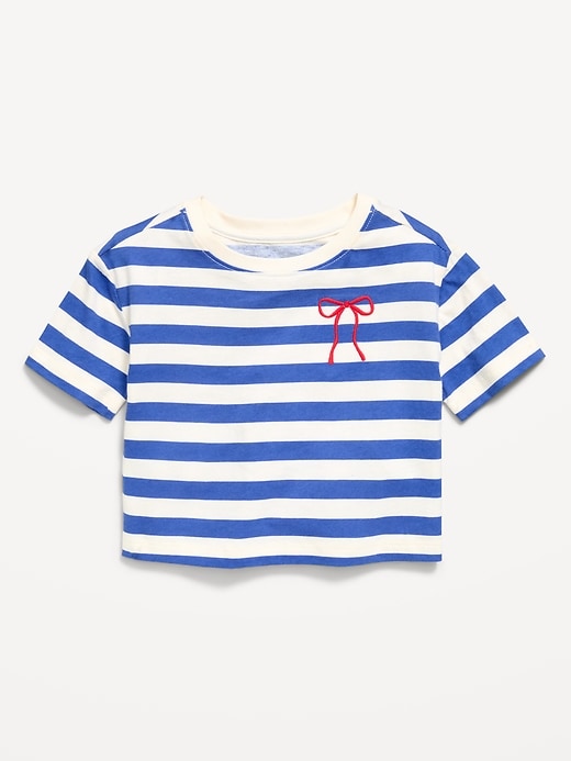 Image number 2 showing, Boxy Short-Sleeve Graphic T-Shirt for Toddler Girls
