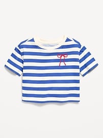 Image number 2 showing, Boxy Short-Sleeve Graphic T-Shirt for Toddler Girls