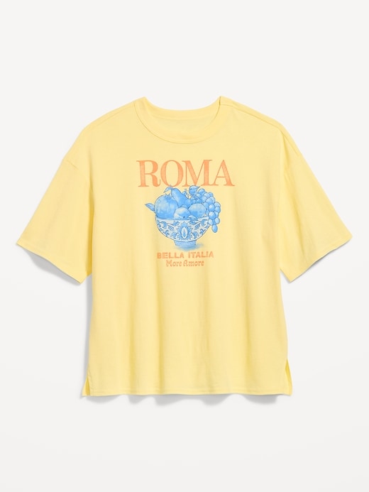 Image number 5 showing, Short-Sleeve Loose Graphic T-Shirt