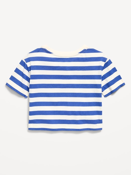 Image number 3 showing, Boxy Short-Sleeve Graphic T-Shirt for Toddler Girls
