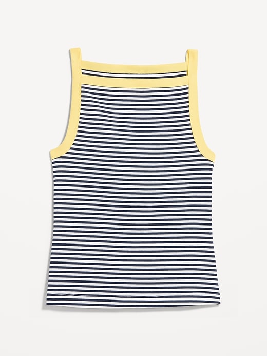 Image number 4 showing, Fitted Sleeveless Apron Tank Top