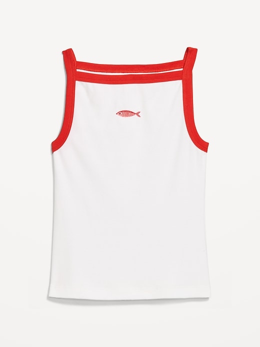 Image number 1 showing, Sleeveless Snug Apron Tank Top