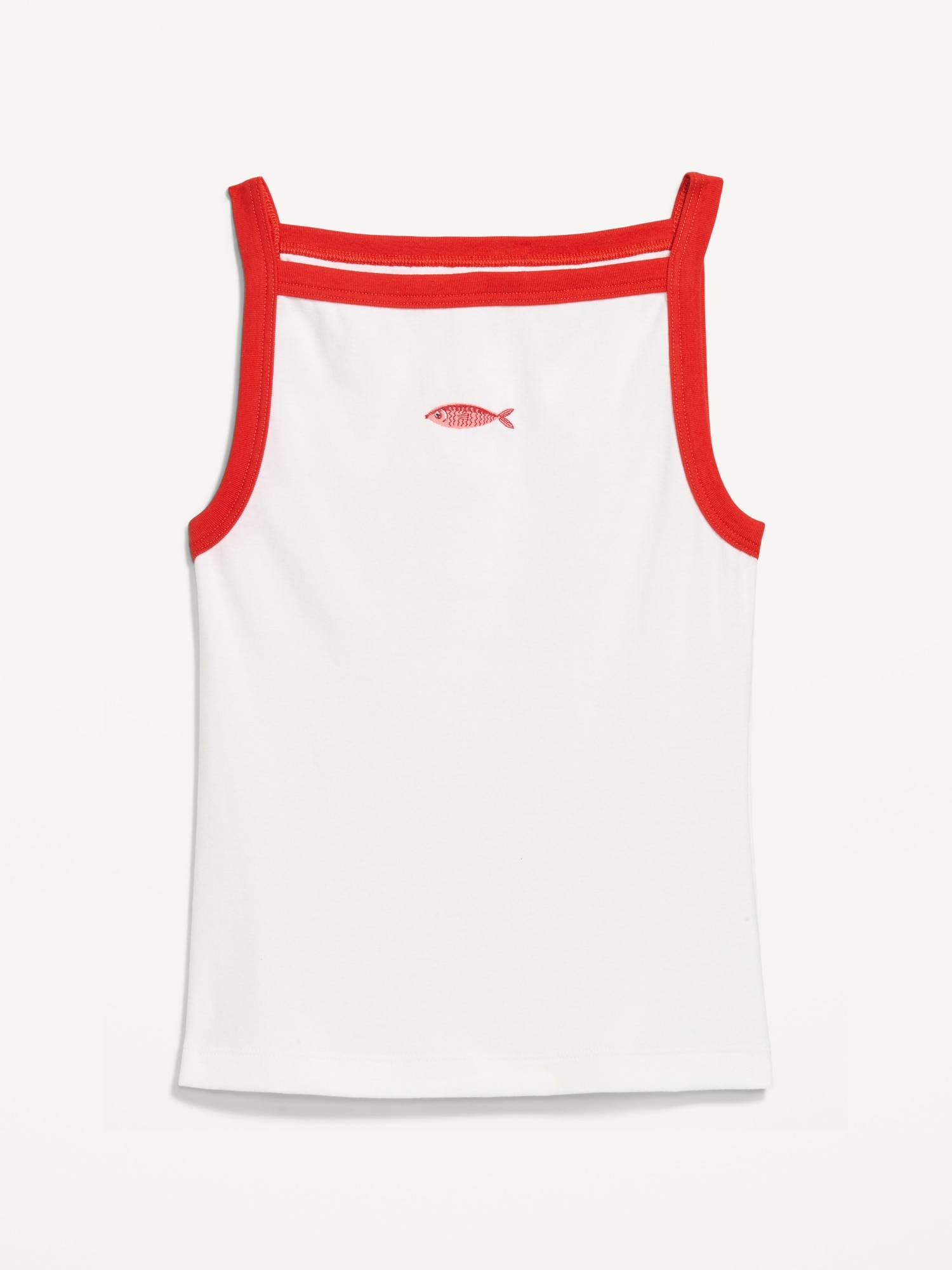 Sleeveless Snug Apron Tank Top