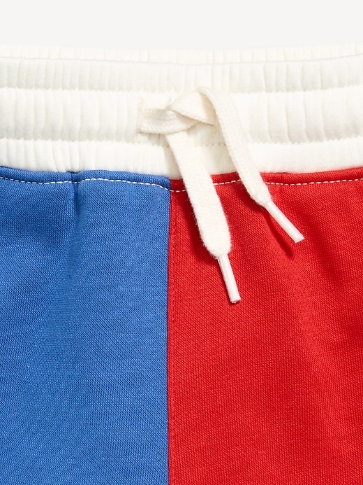 Image number 5 showing, Fleece Color-Block Shorts for Toddler Boys