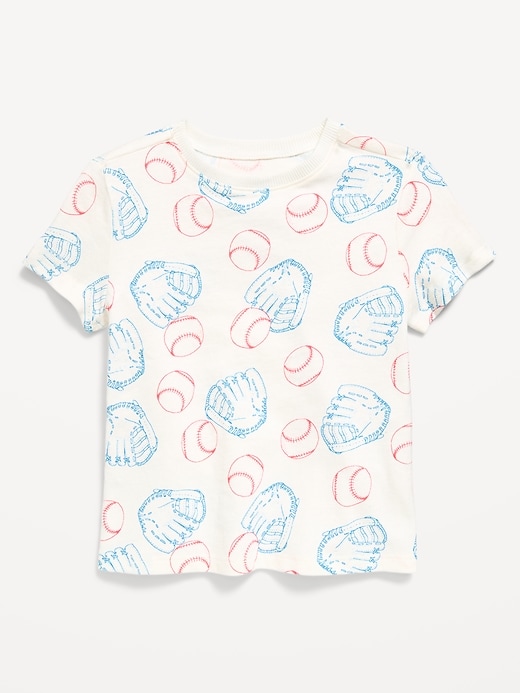 Image number 1 showing, Printed Short-Sleeve T-Shirt for Toddler Boys