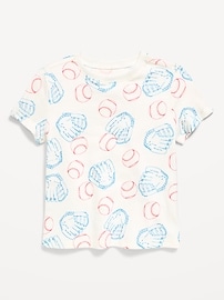 Image number 1 showing, Printed Short-Sleeve T-Shirt for Toddler Boys