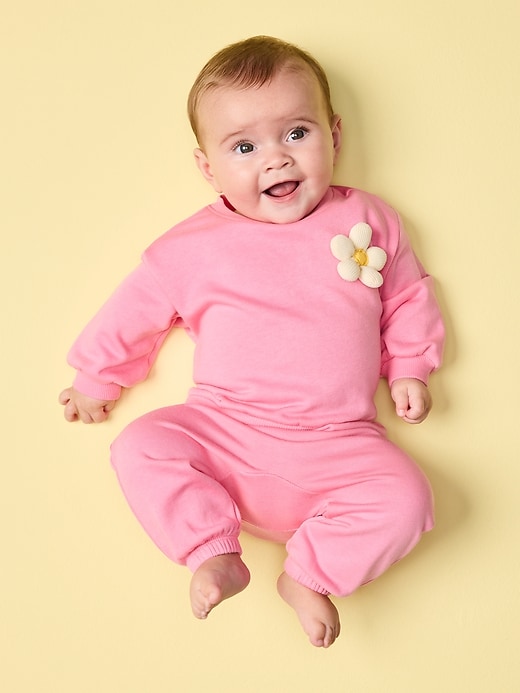 Image number 1 showing, Printed Crew-Neck Sweatshirt for Baby