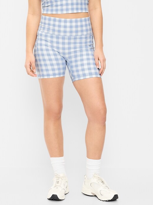 Image number 4 showing, Extra-High Waisted PowerSoft Boundless Pocket Biker Shorts-- 6-inch inseam - No Front Seam