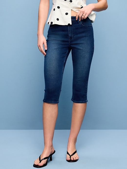 Image number 2 showing, High-Waisted Wow Capri Jeans
