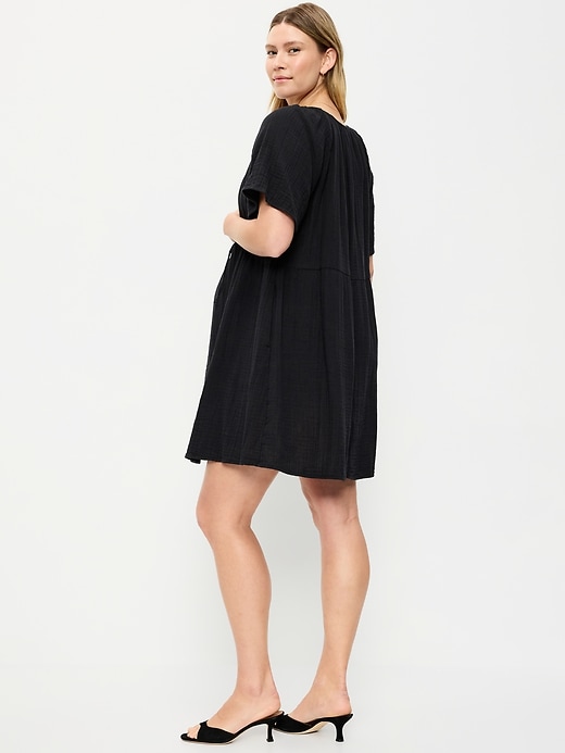 Image number 2 showing, Maternity Flutter-Sleeve Mini Dress