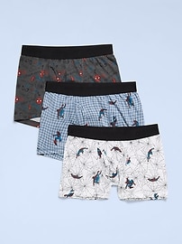Image number 1 showing, Old Navy x Marvel Spider-Man Boxer-Briefs Underwear 3-Pack for Boys