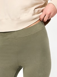 Image number 4 showing, High-Waisted Jersey Fashion Layering Leggings