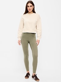 Image number 1 showing, High-Waisted Jersey Fashion Layering Leggings