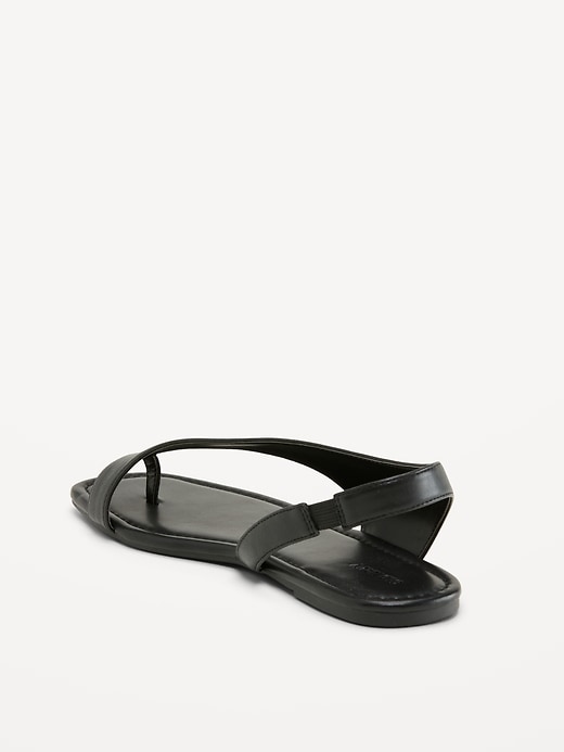 Image number 4 showing, Asymmetrical Toe-Strap Sandals for Women
