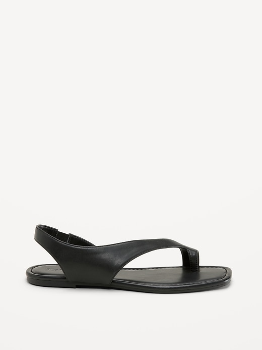 Image number 3 showing, Asymmetrical Toe-Strap Sandals for Women