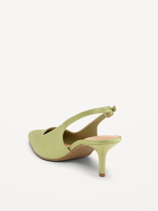 Image number 5 showing, The Occasion by Old Navy Slingback Heels for Women