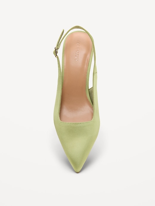 Image number 3 showing, The Occasion by Old Navy Slingback Heels for Women