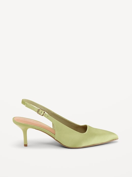 Image number 4 showing, The Occasion by Old Navy Slingback Heels for Women